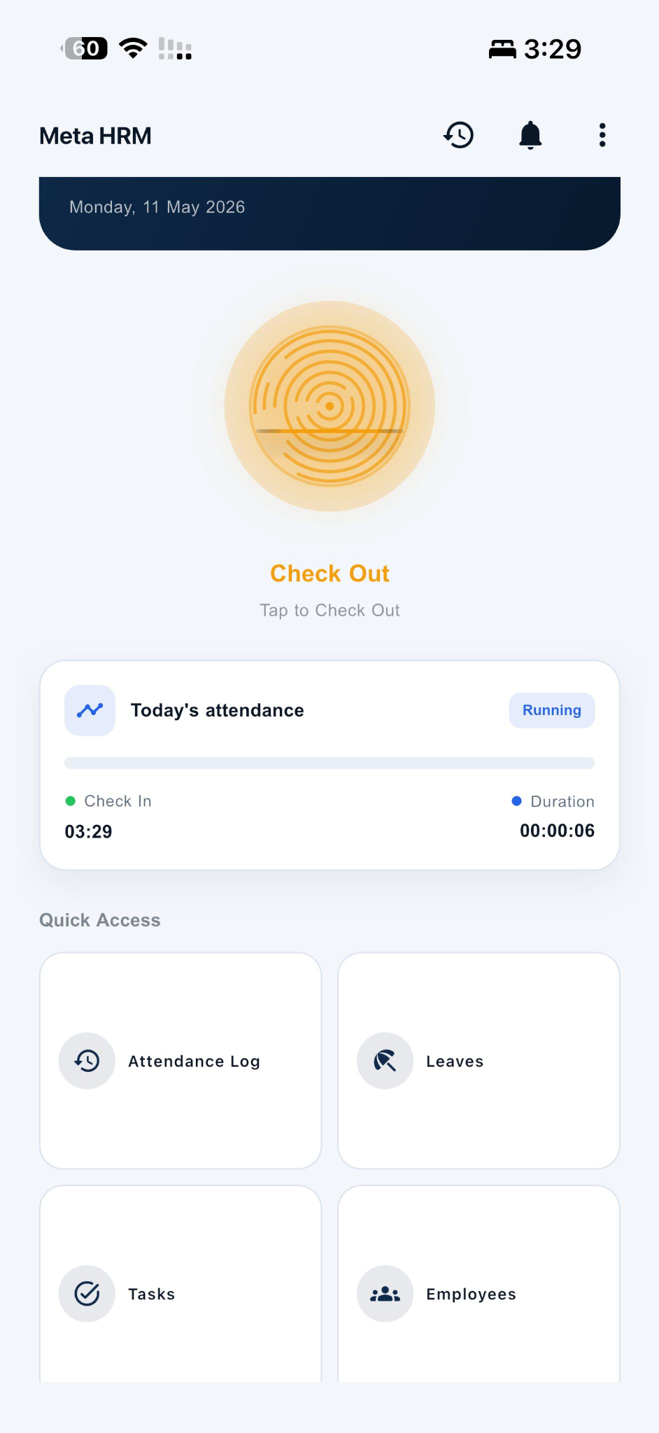 Employee mobile app